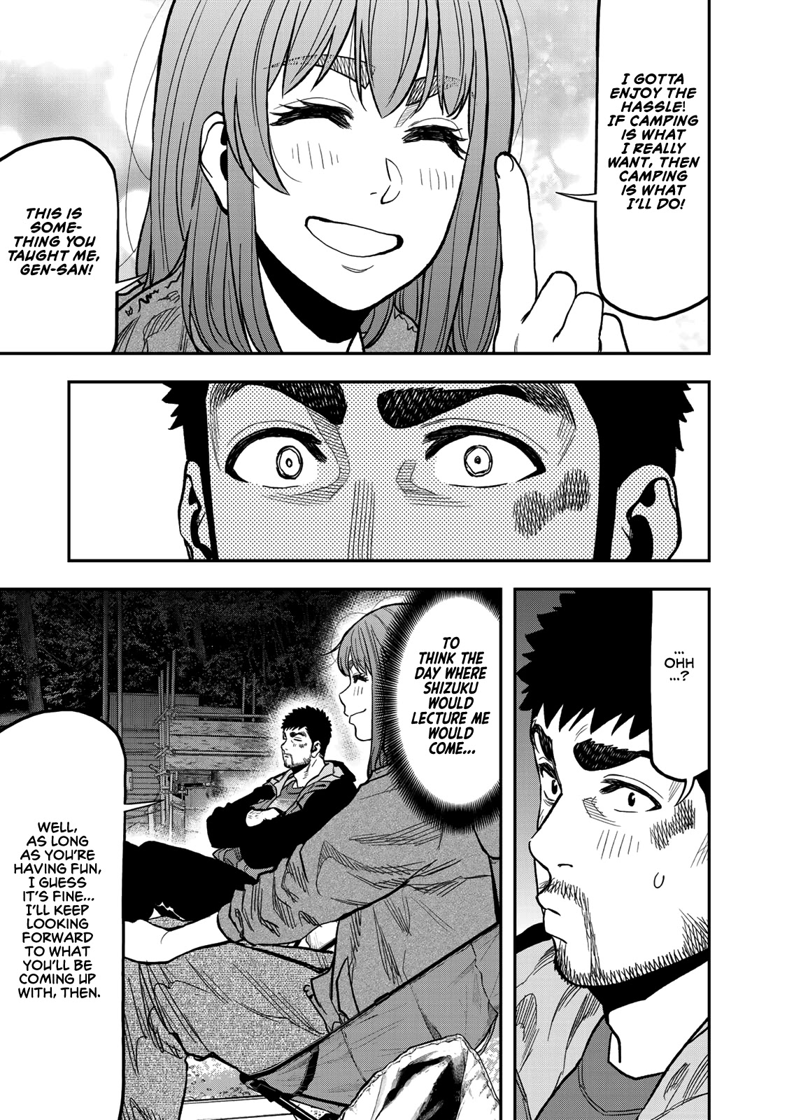 Futari Solo Camp Chapter 25 page 21 - Chapter 25: Delicious and Spicy, Chinese Camping Food!