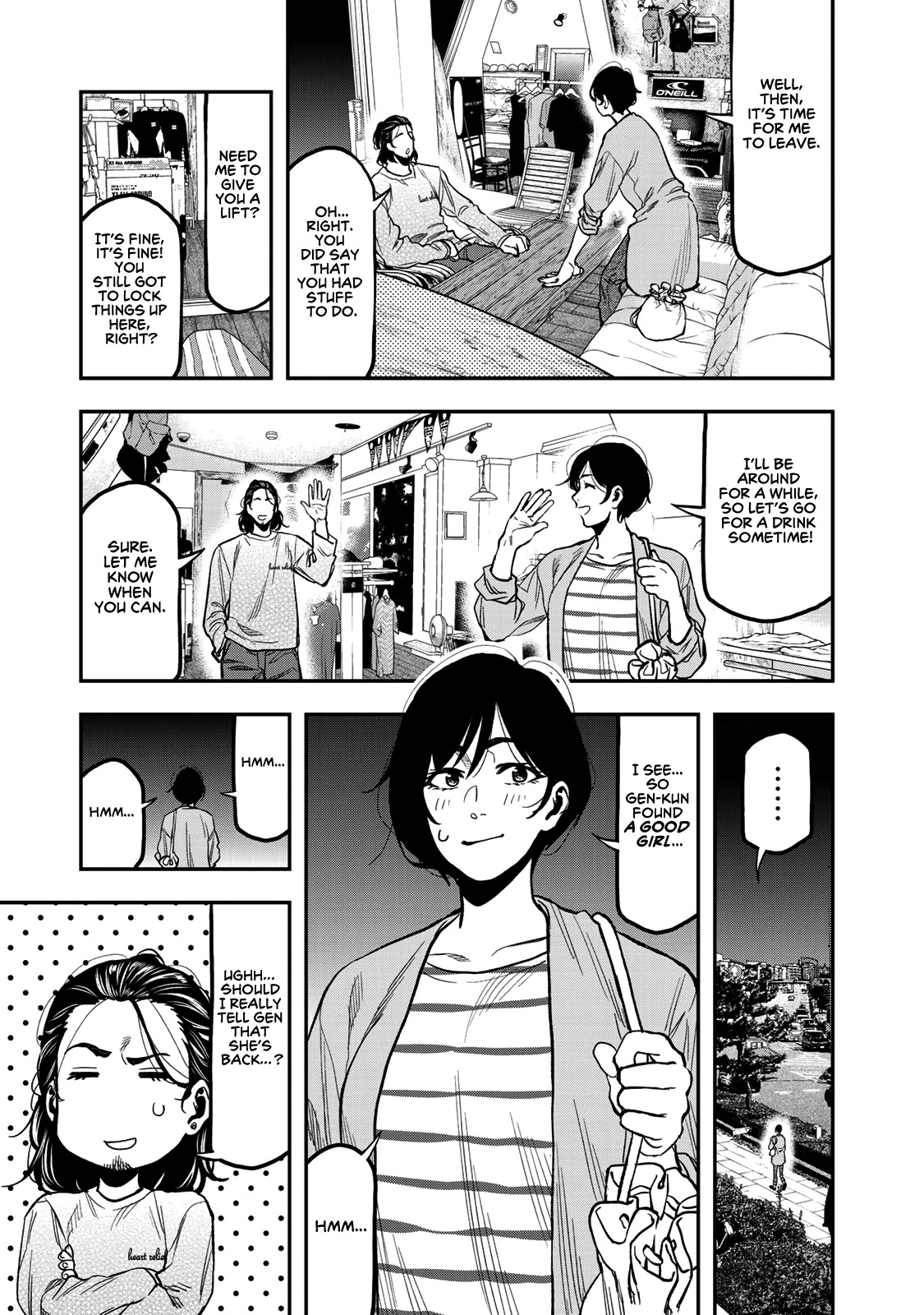 Futari Solo Camp Chapter 26 page 11 - Chapter 26: Gen and Kana