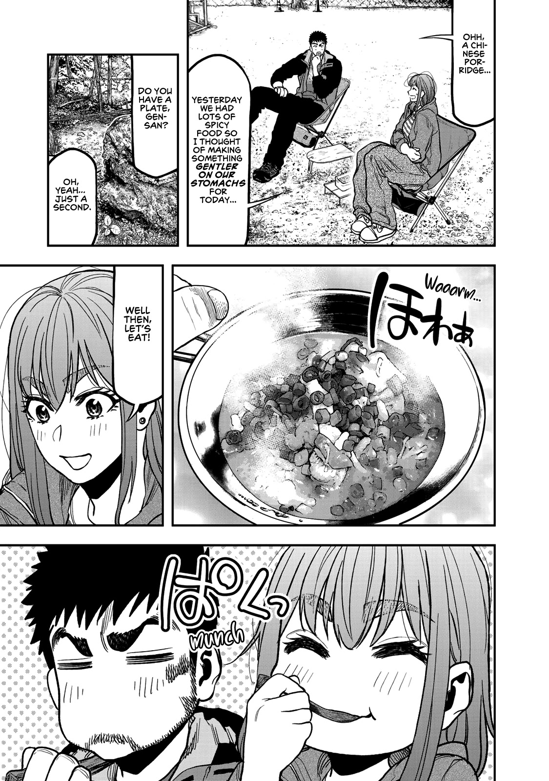 Futari Solo Camp Chapter 26 page 15 - Chapter 26: Gen and Kana