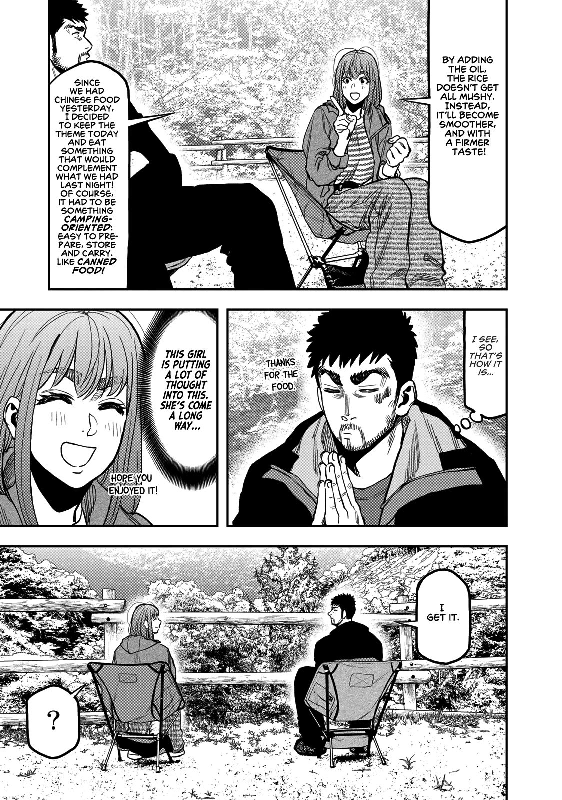 Futari Solo Camp Chapter 26 page 17 - Chapter 26: Gen and Kana