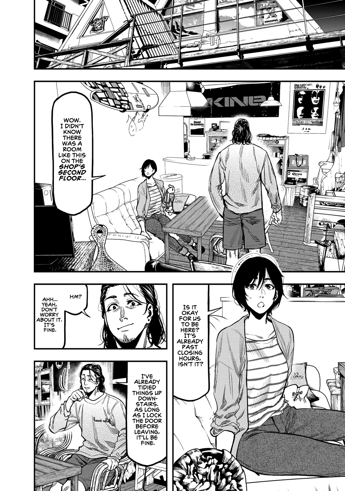 Futari Solo Camp Chapter 26 page 4 - Chapter 26: Gen and Kana