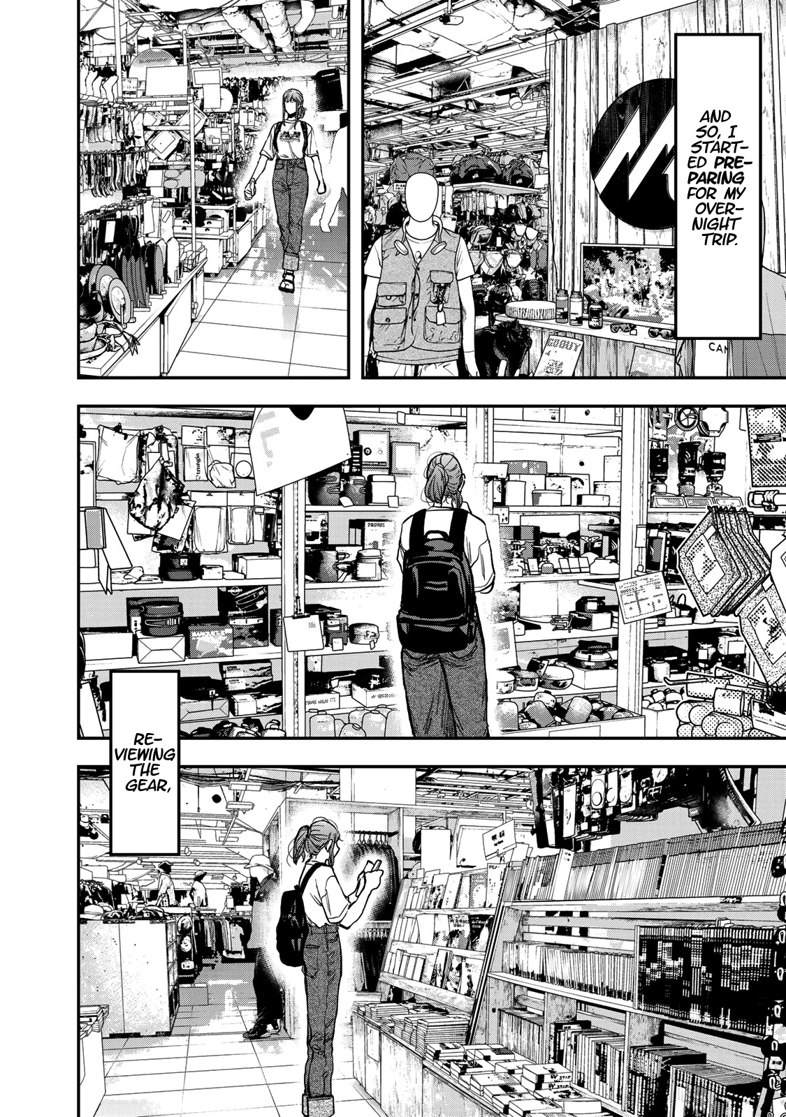 Futari Solo Camp Chapter 27 page 16 - Chapter 27: Let's go! Time for an overnight trip!