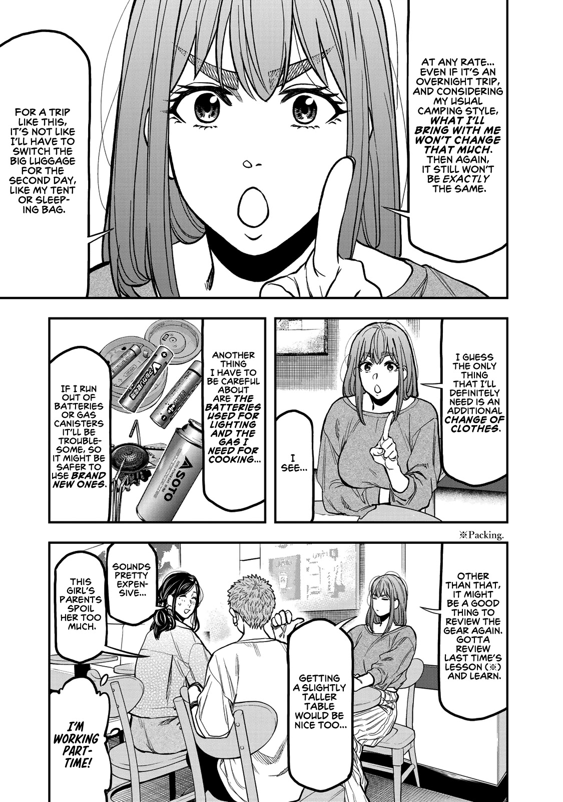 Futari Solo Camp Chapter 27 page 9 - Chapter 27: Let's go! Time for an overnight trip!