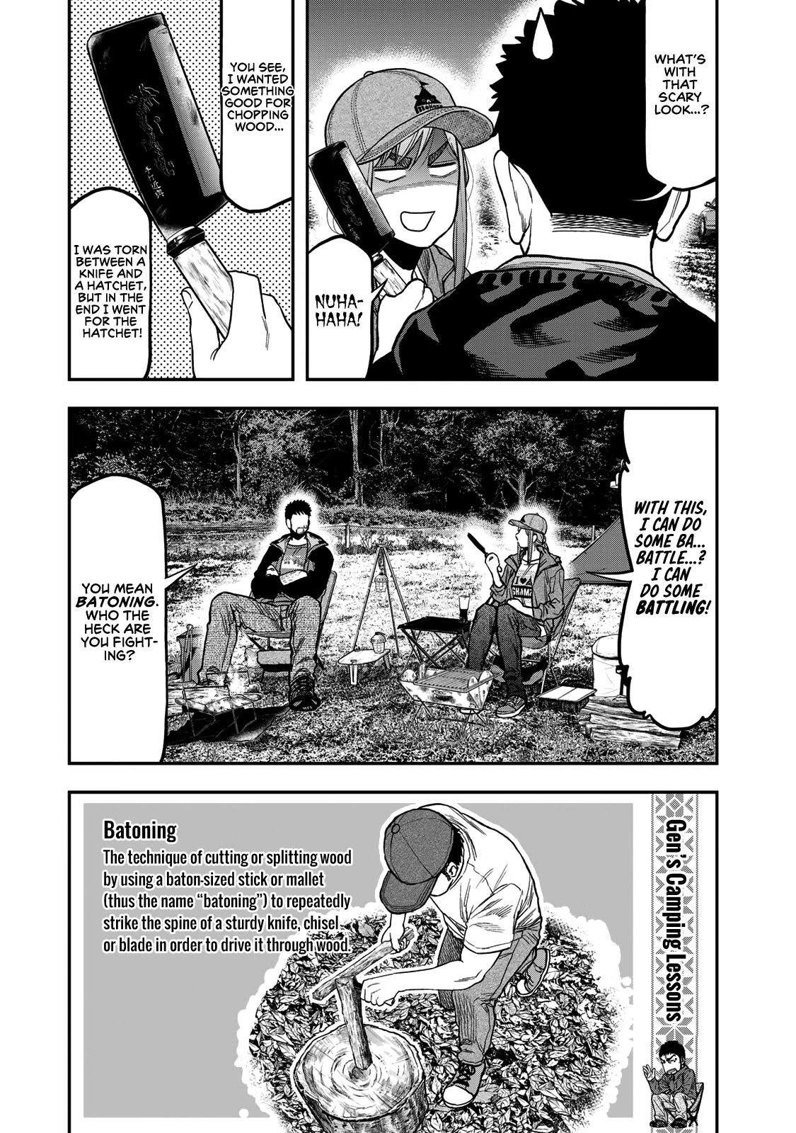 Futari Solo Camp Chapter 28 page 11 - Chapter 28: Sometimes, I want to act like the teacher.