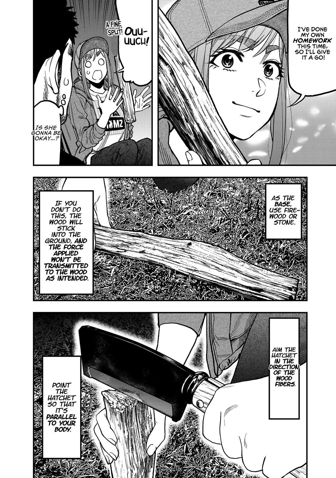 Futari Solo Camp Chapter 28 page 12 - Chapter 28: Sometimes, I want to act like the teacher.