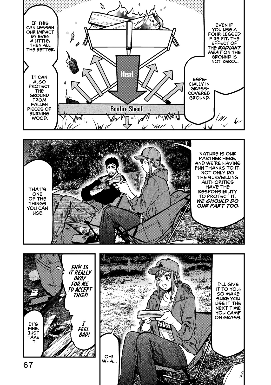 Futari Solo Camp Chapter 28 page 17 - Chapter 28: Sometimes, I want to act like the teacher.
