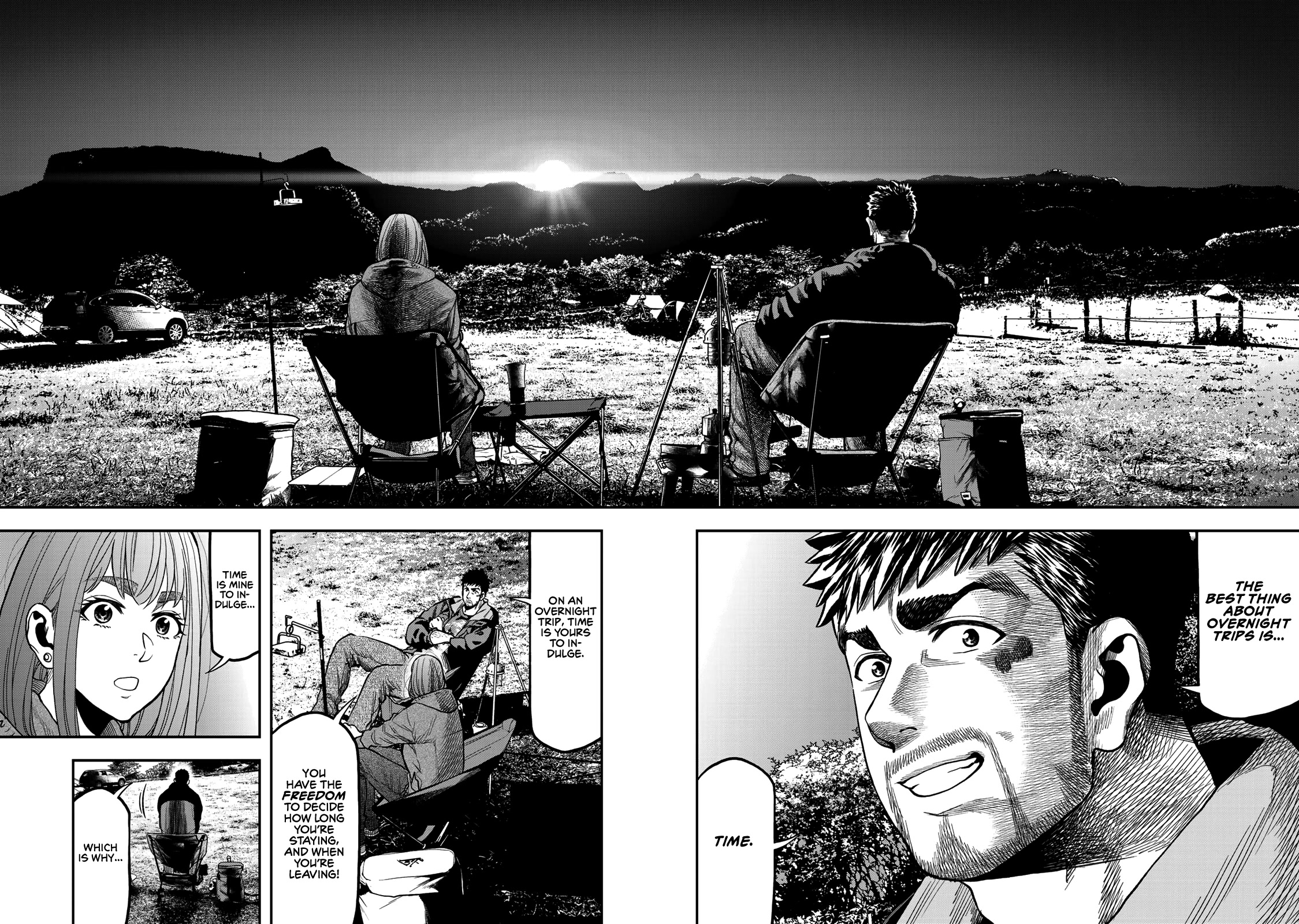 Futari Solo Camp Chapter 29 page 14 - Chapter 29: The Best Part About An Overnight Trip