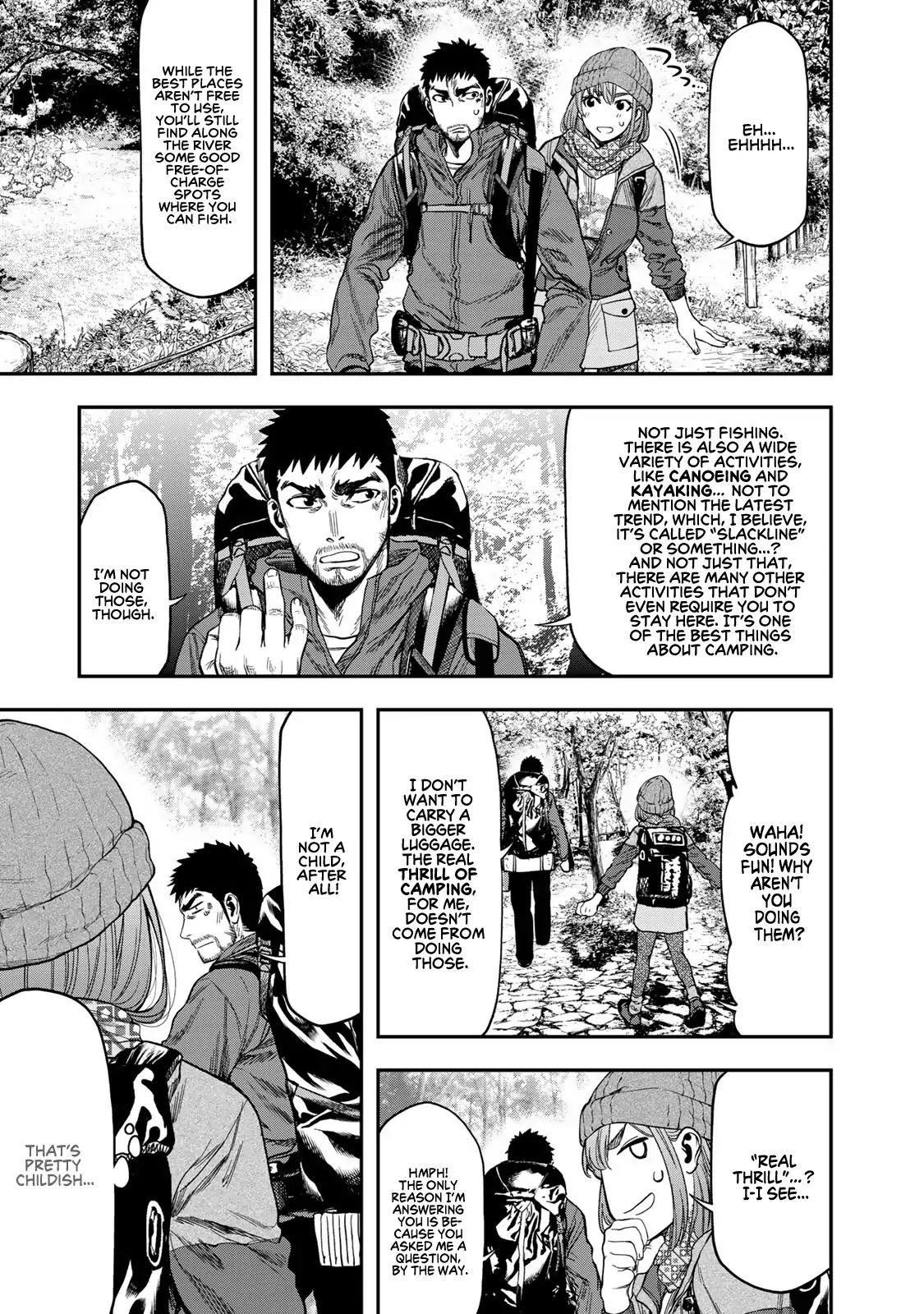 Futari Solo Camp Chapter 3 page 11 - Chapter 3: I can't take it anymore, geez!