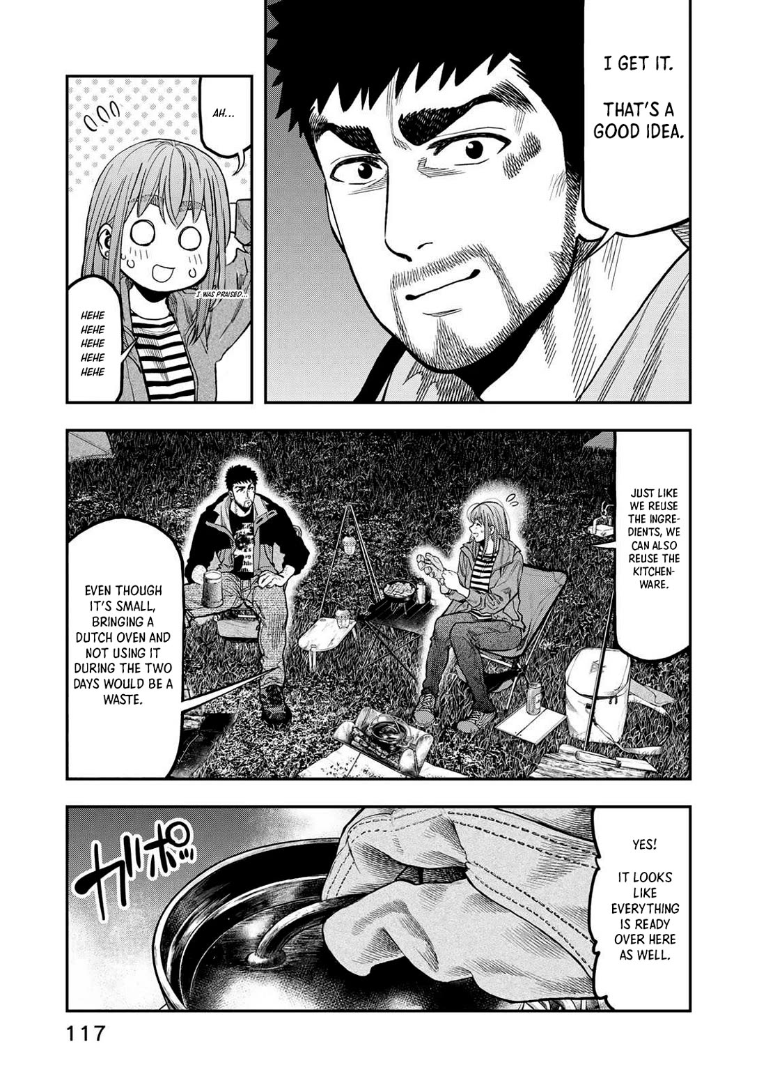 Futari Solo Camp Chapter 30 page 15 - Chapter 30: Good Idea