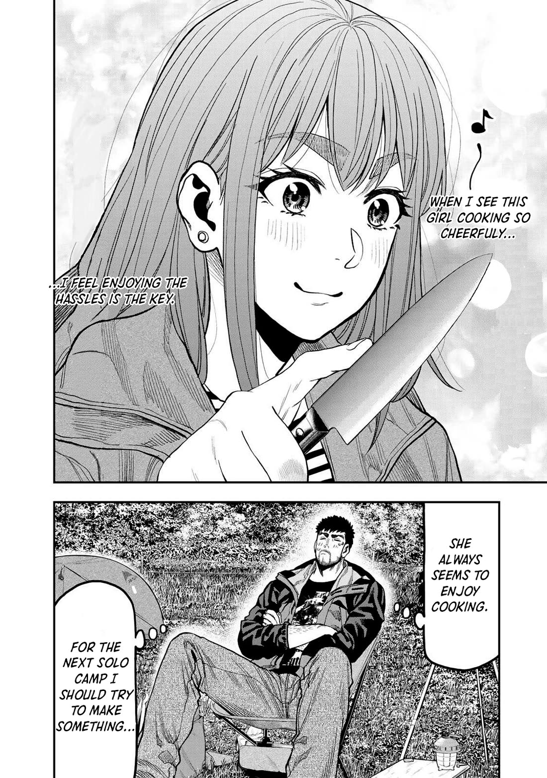 Futari Solo Camp Chapter 30 page 4 - Chapter 30: Good Idea