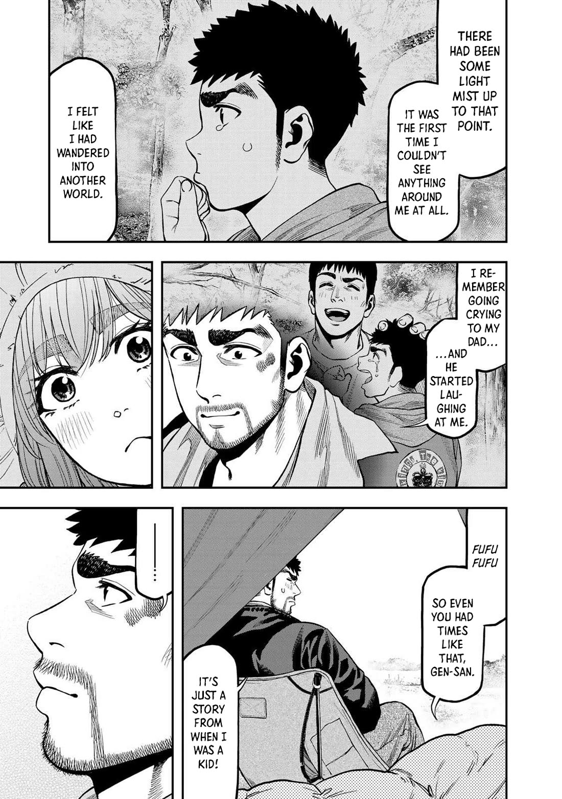 Futari Solo Camp Chapter 31 page 15 - Chapter 31: You're A Kid！