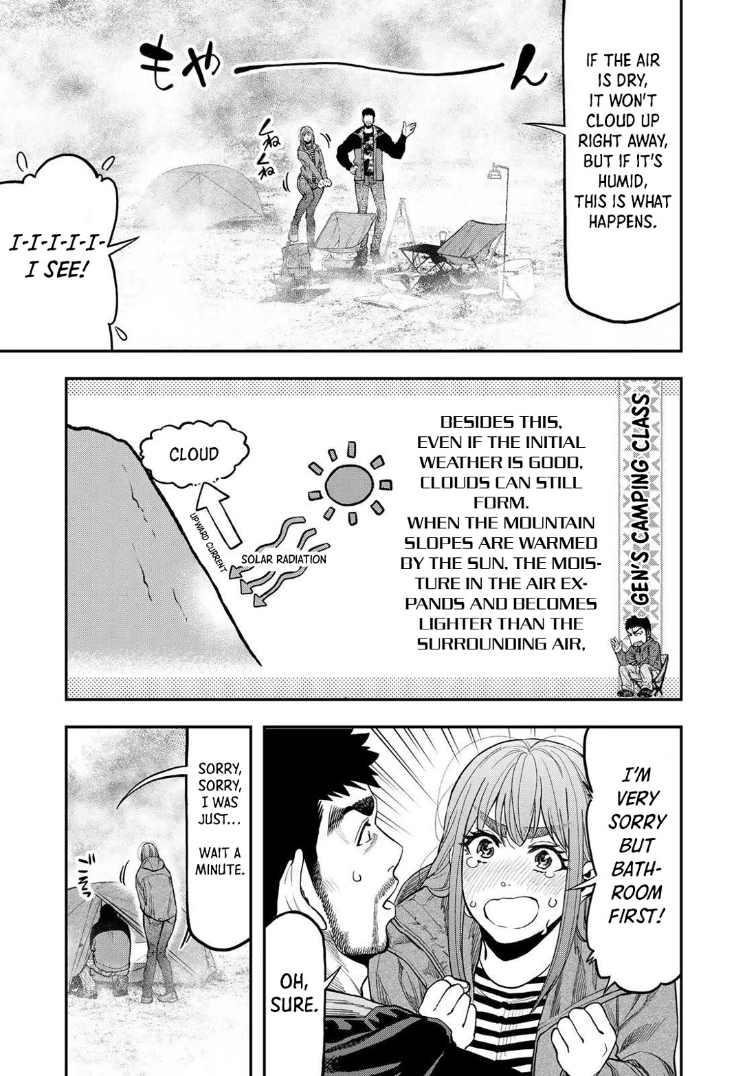 Futari Solo Camp Chapter 31 page 7 - Chapter 31: You're A Kid！