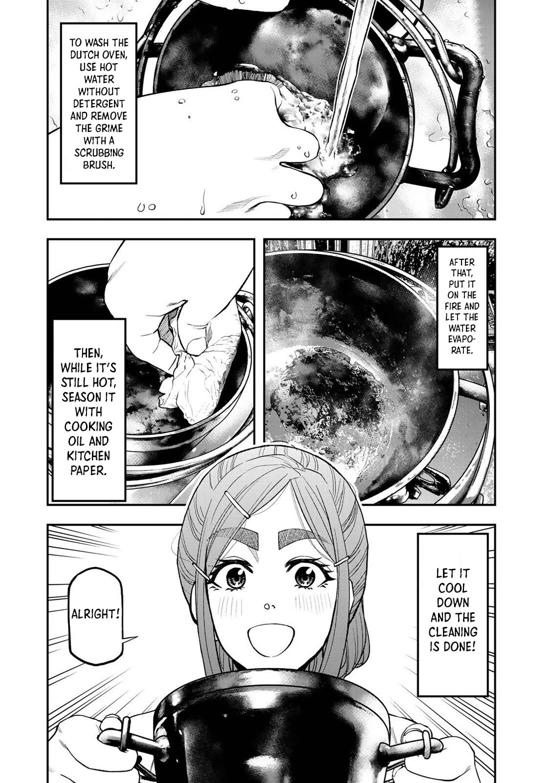 Futari Solo Camp Chapter 32 page 15 - Chapter 32: Seasoning!