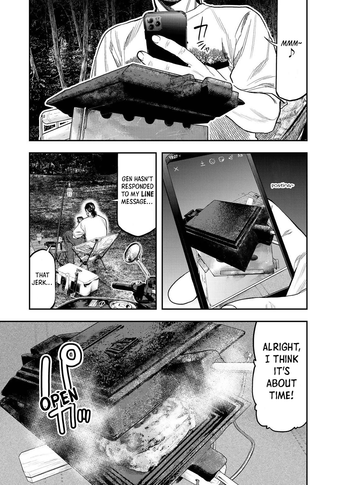 Futari Solo Camp Chapter 34 page 16 - Chapter 34: Passing-by Camping