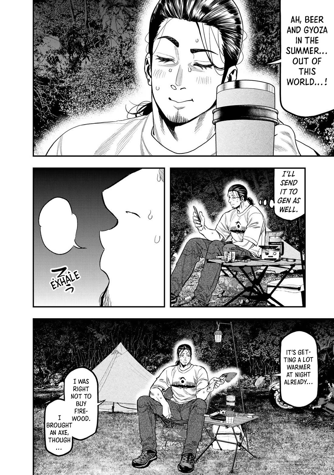 Futari Solo Camp Chapter 34 page 21 - Chapter 34: Passing-by Camping