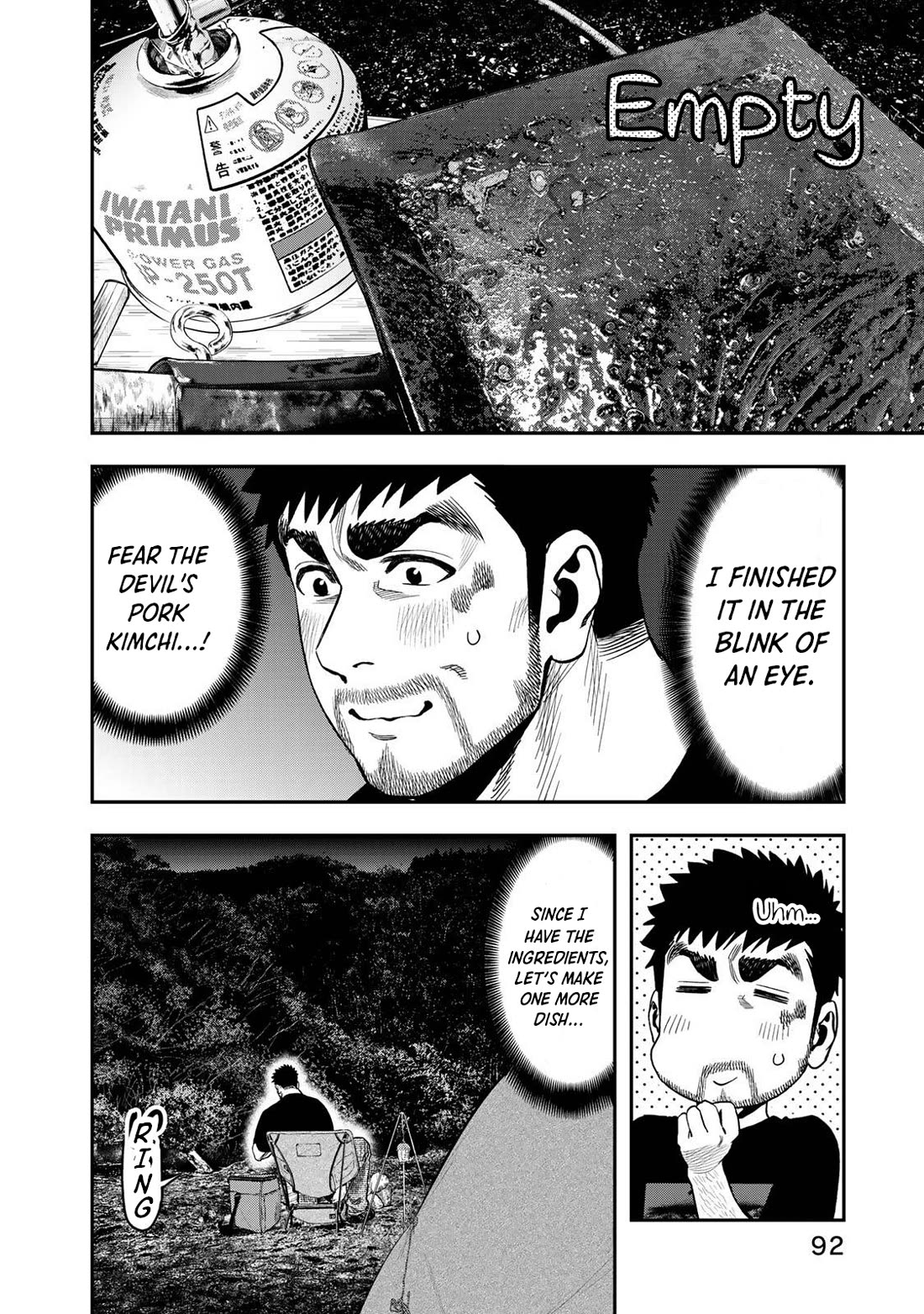 Futari Solo Camp Chapter 35 page 16 - Chapter 35: The Devil's Camp Meal