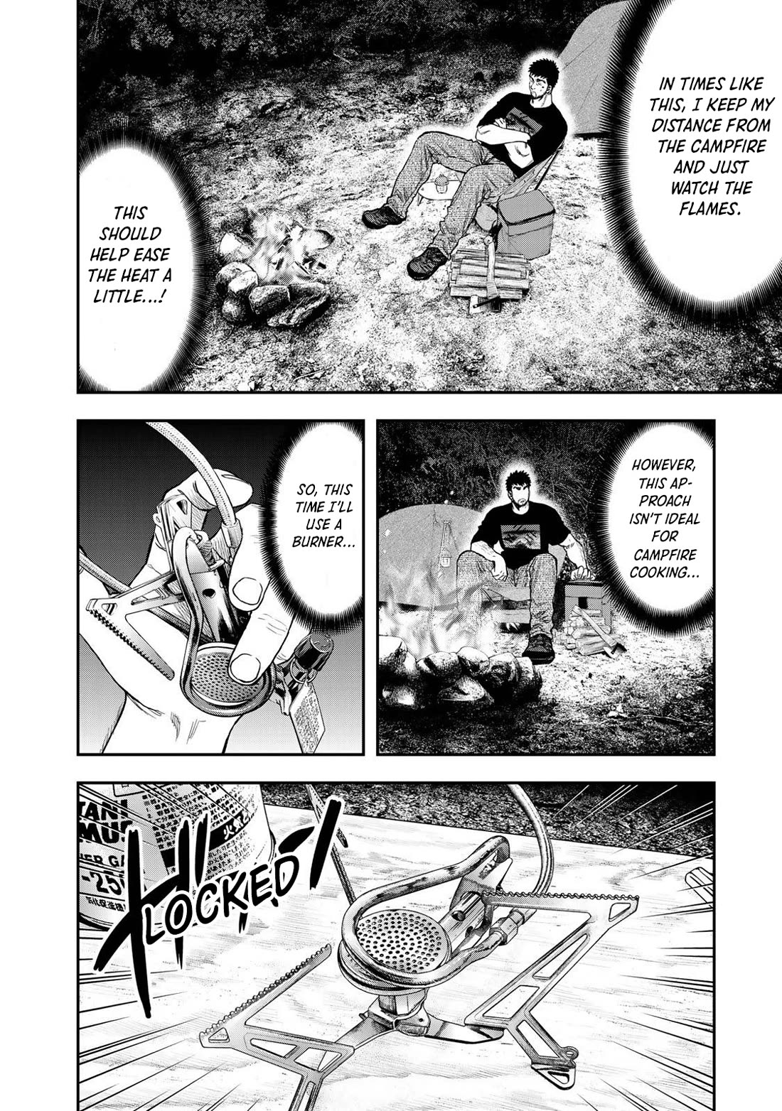 Futari Solo Camp Chapter 35 page 4 - Chapter 35: The Devil's Camp Meal