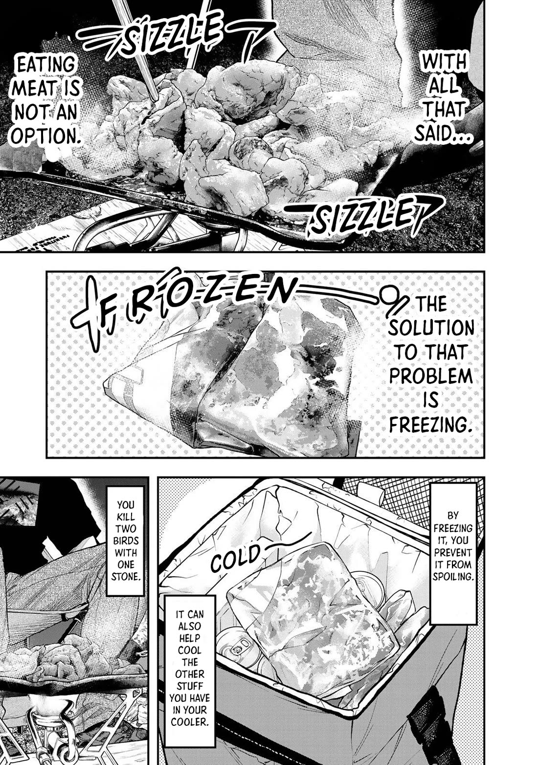 Futari Solo Camp Chapter 35 page 9 - Chapter 35: The Devil's Camp Meal