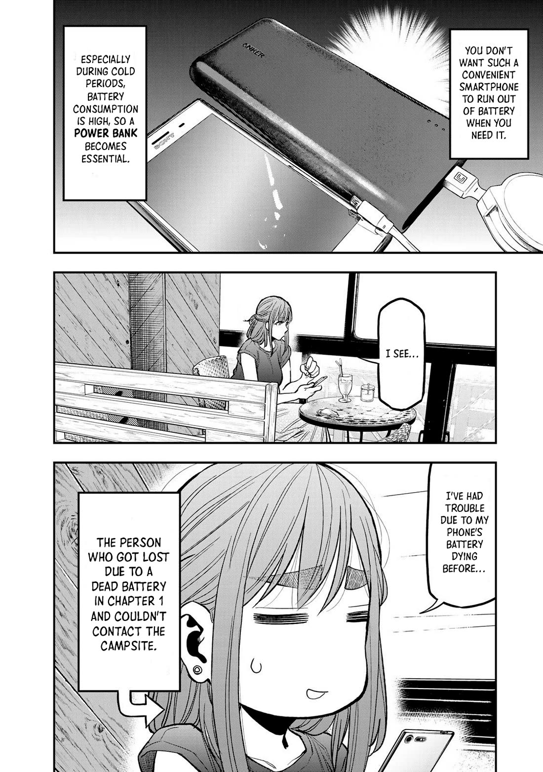 Futari Solo Camp Chapter 37 page 16 - Chapter 37: Shizuku, time to study!