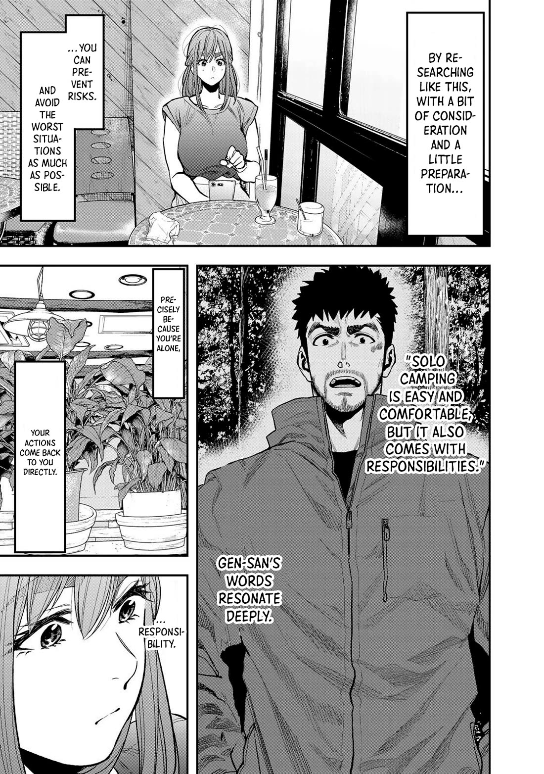 Futari Solo Camp Chapter 37 page 17 - Chapter 37: Shizuku, time to study!