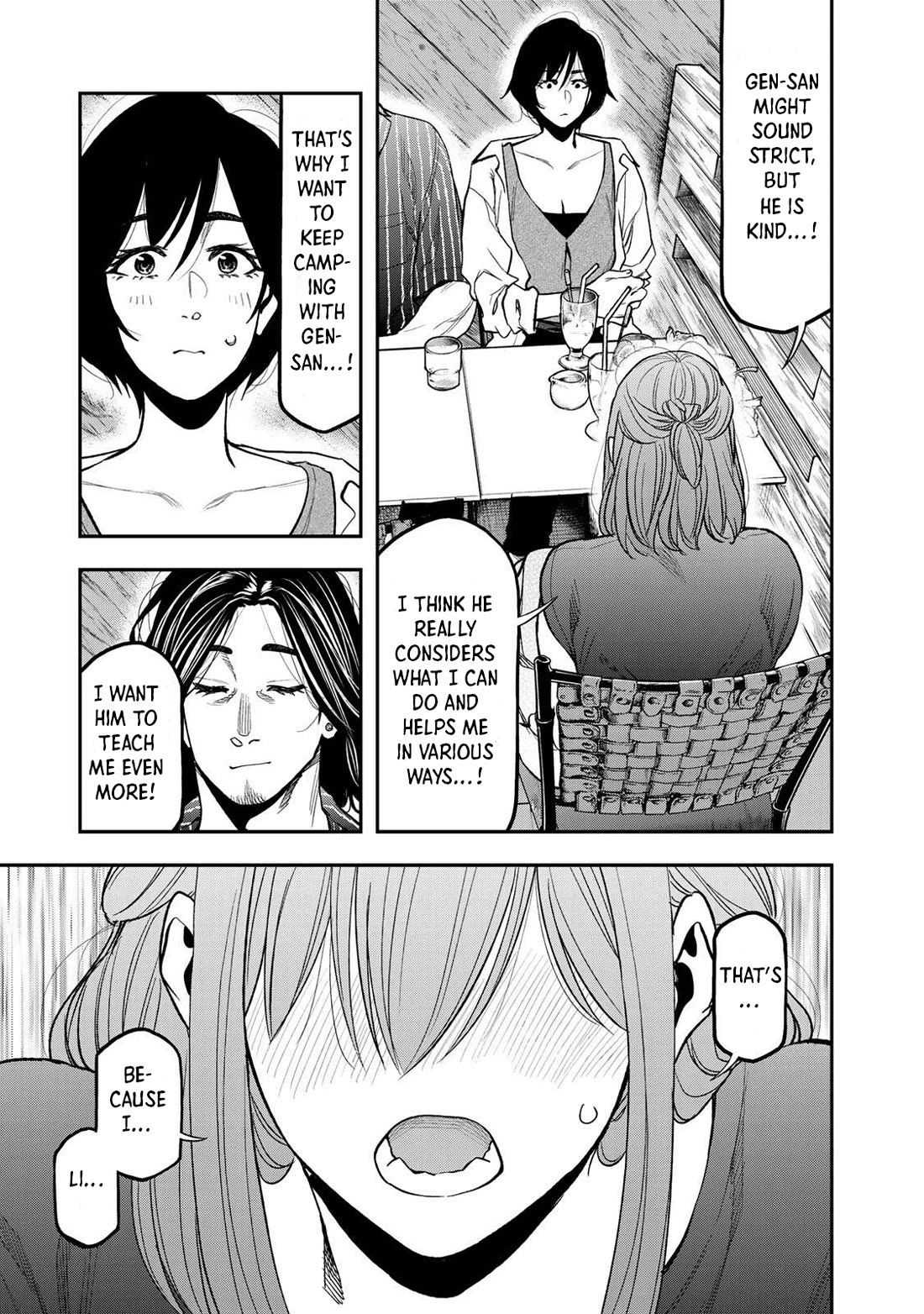 Futari Solo Camp Chapter 38 page 9 - Chapter 38: Because I Like Him...!!