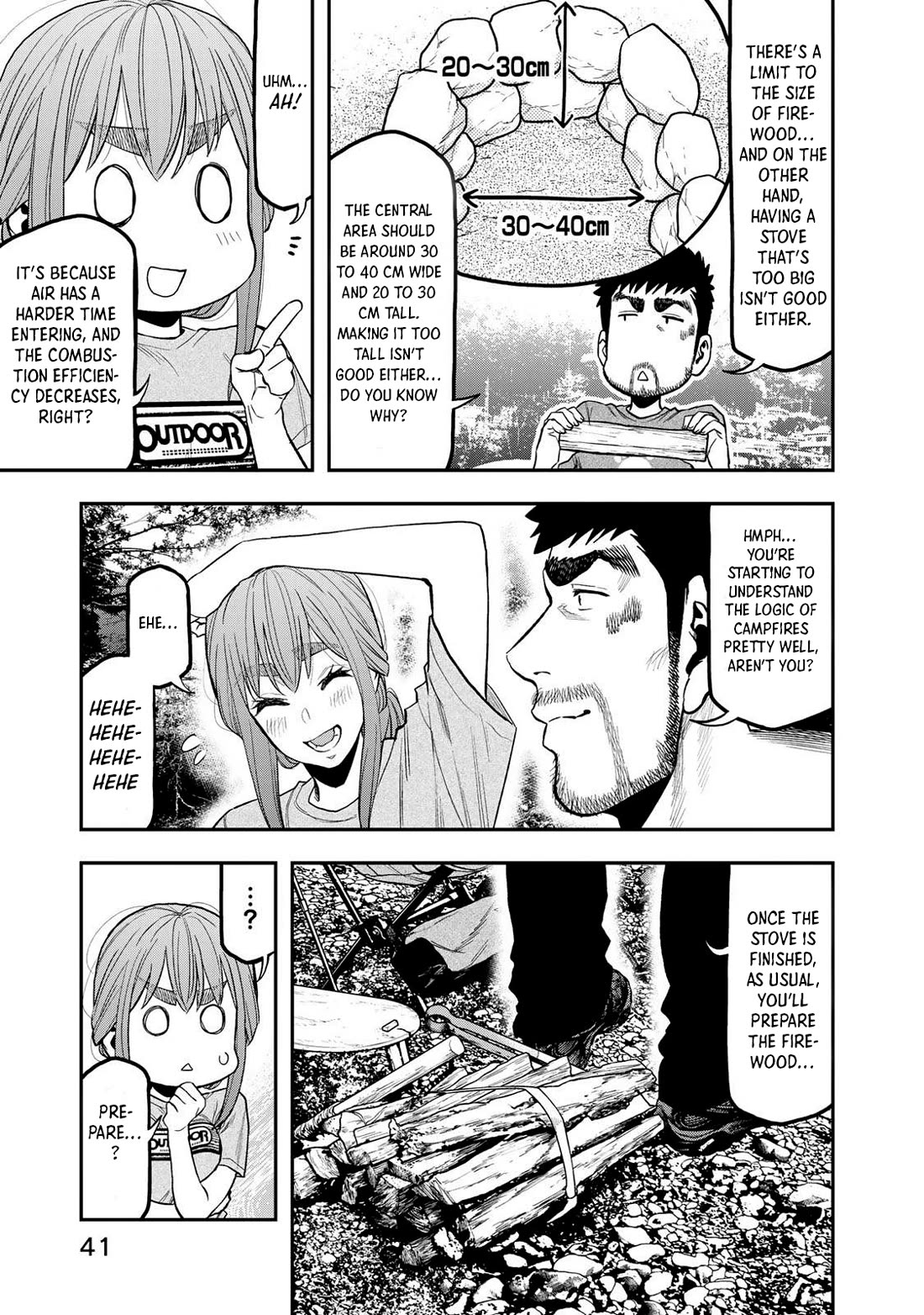 Futari Solo Camp Chapter 39 page 13 - Chapter 39: The Charm Of An Open Fire
