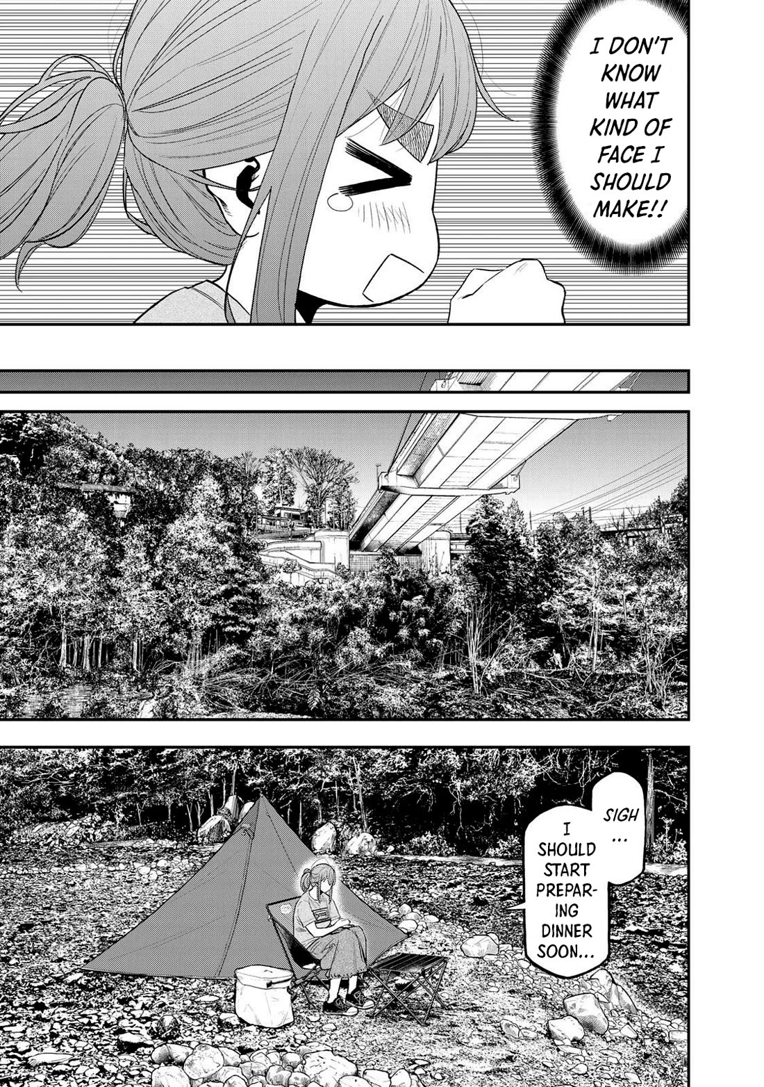 Futari Solo Camp Chapter 39 page 7 - Chapter 39: The Charm Of An Open Fire