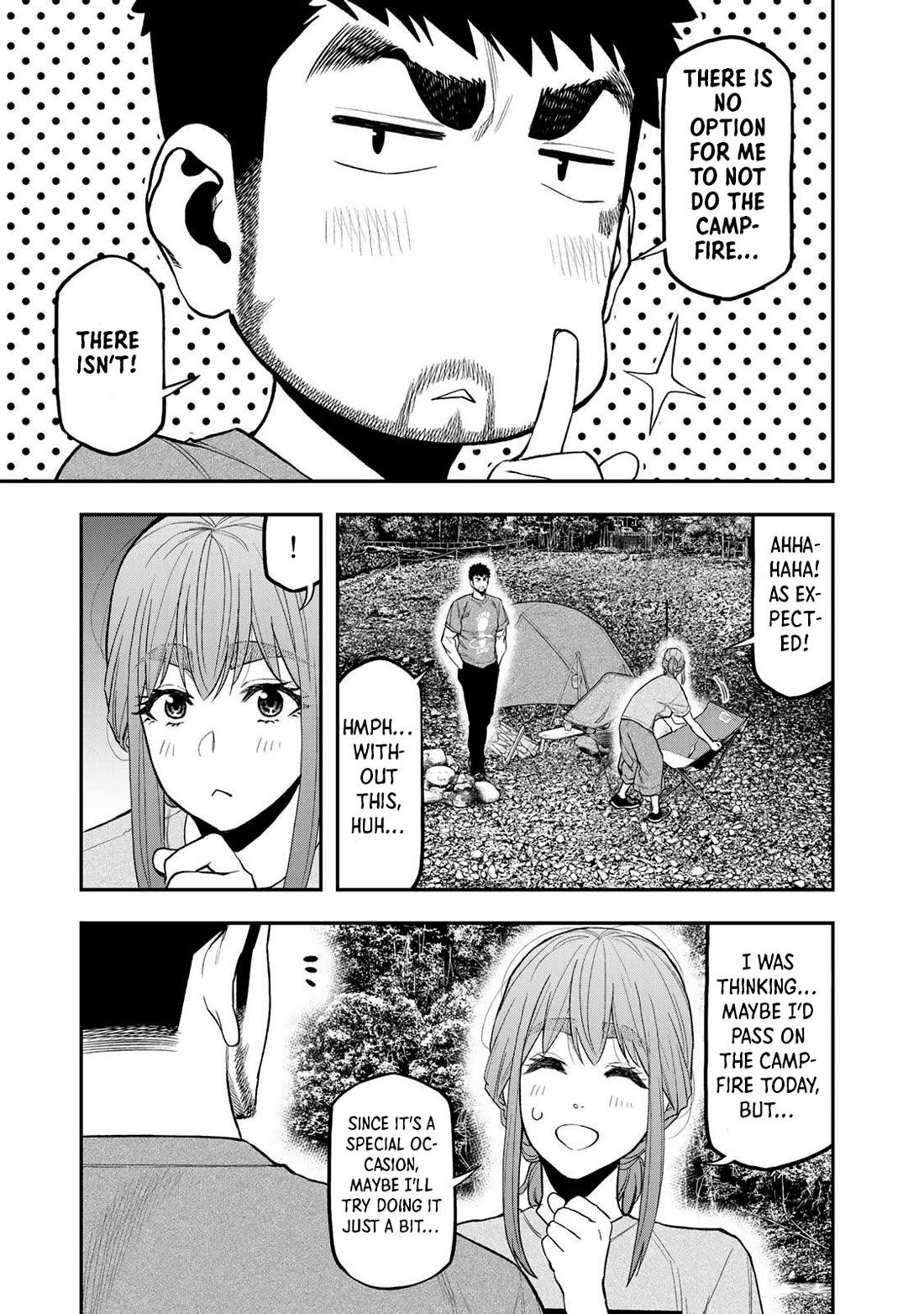 Futari Solo Camp Chapter 39 page 9 - Chapter 39: The Charm Of An Open Fire