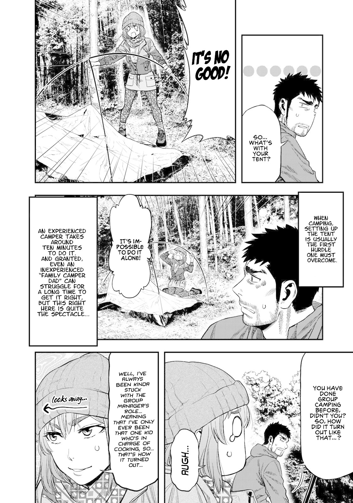 Futari Solo Camp Chapter 4 page 2 - Chapter 4: Enjoy Loneliness