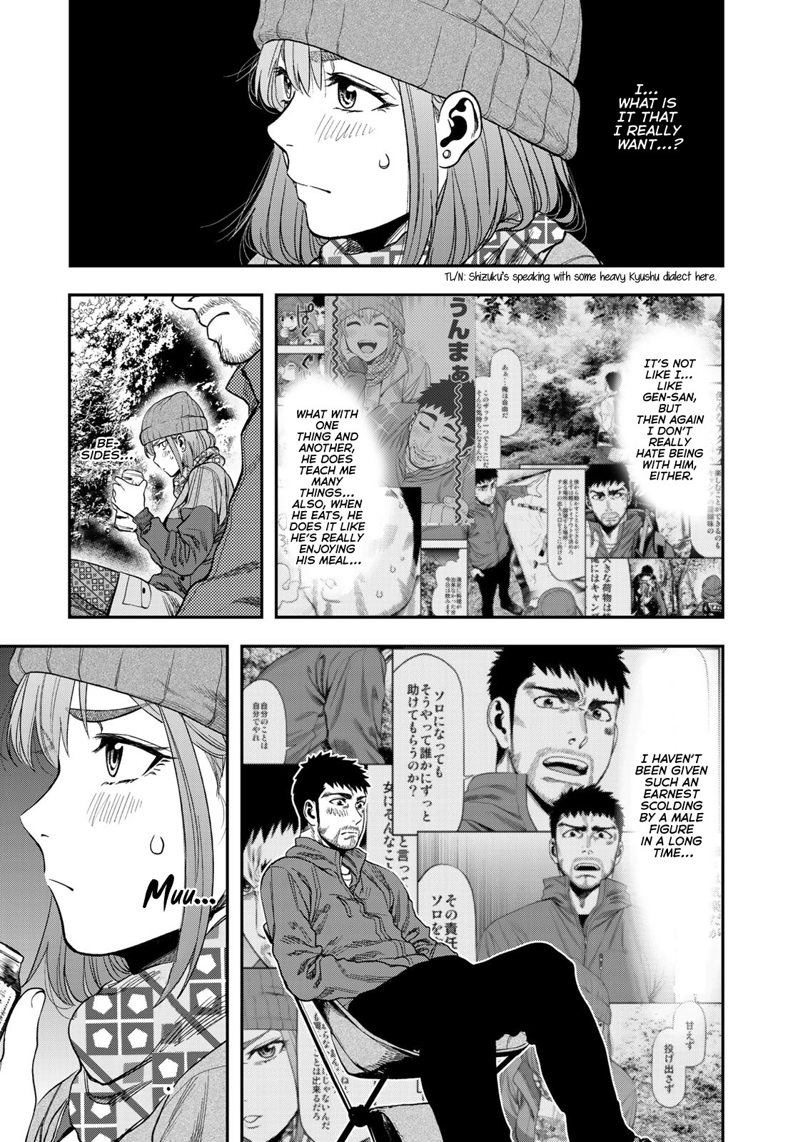 Futari Solo Camp Chapter 4 page 21 - Chapter 4: Enjoy Loneliness