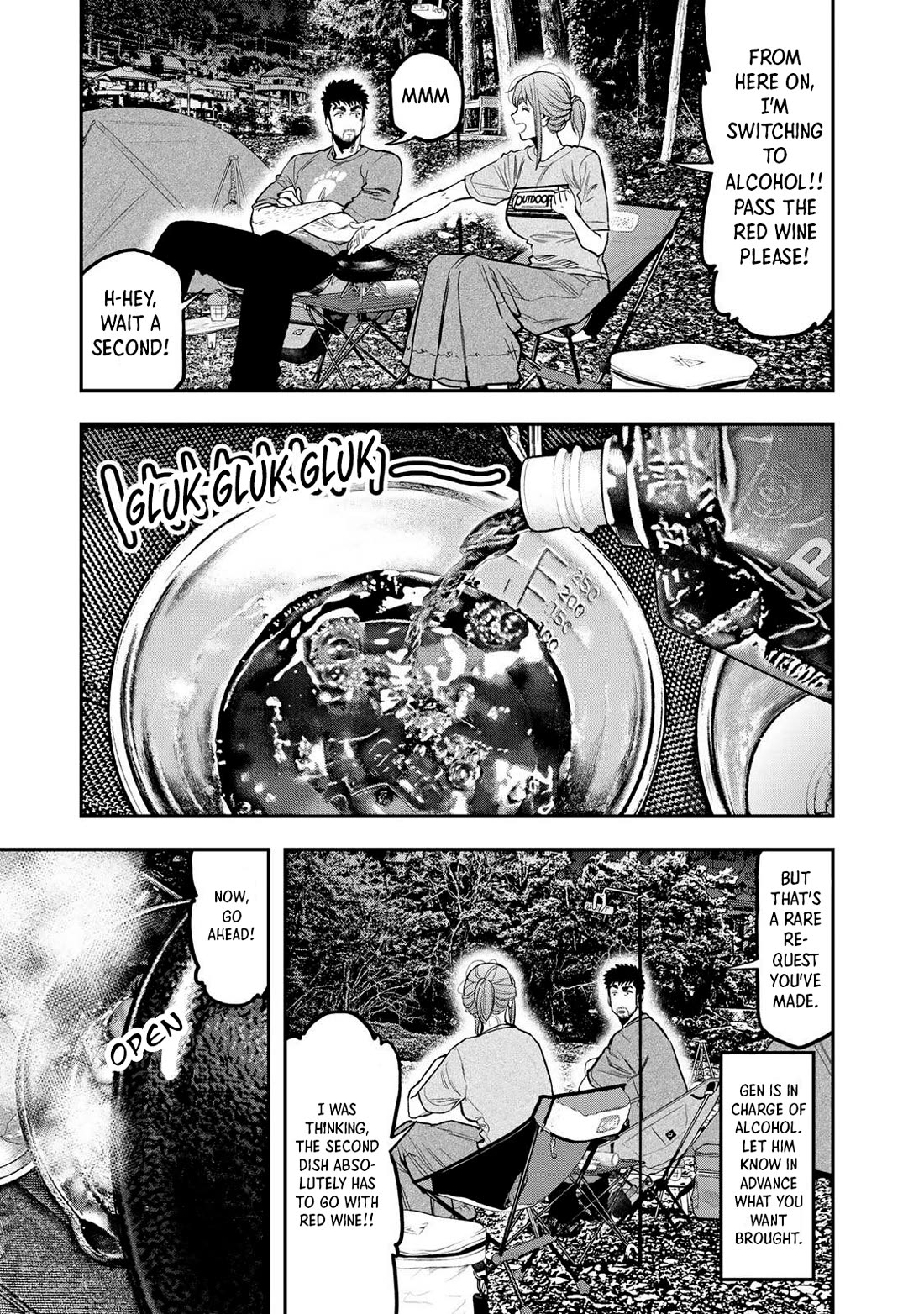 Futari Solo Camp Chapter 40 page 3 - Chapter 40: About Kana-san...
