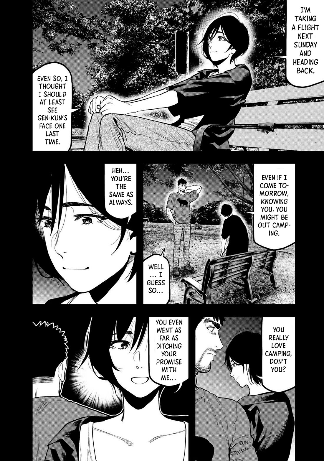 Futari Solo Camp Chapter 41 page 22 - Chapter 41: Reunion