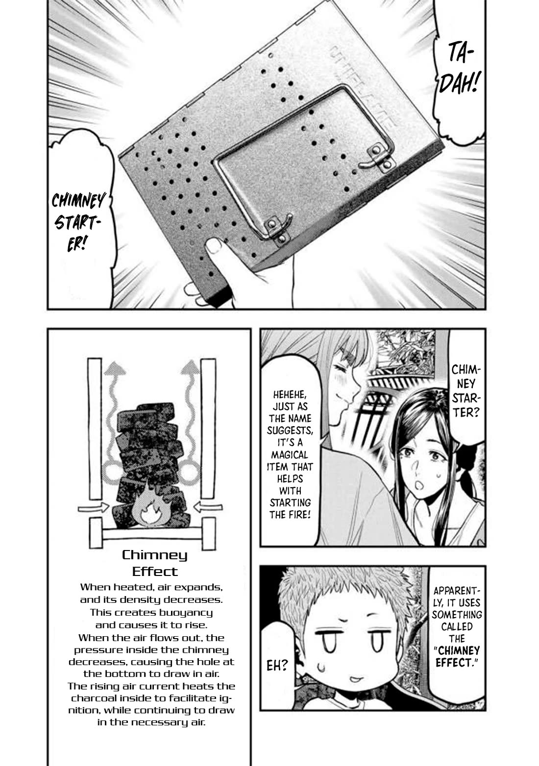 Futari Solo Camp Chapter 44 page 11 - Chapter 44: Rooftop BBQ!