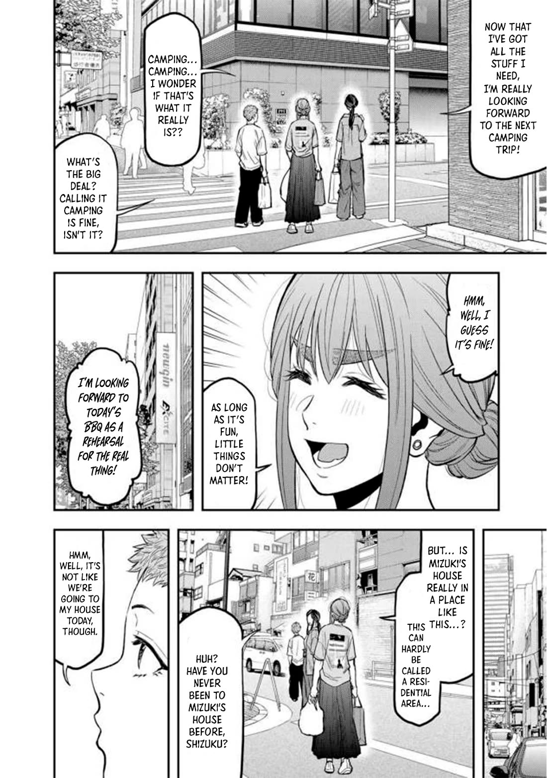 Futari Solo Camp Chapter 44 page 4 - Chapter 44: Rooftop BBQ!
