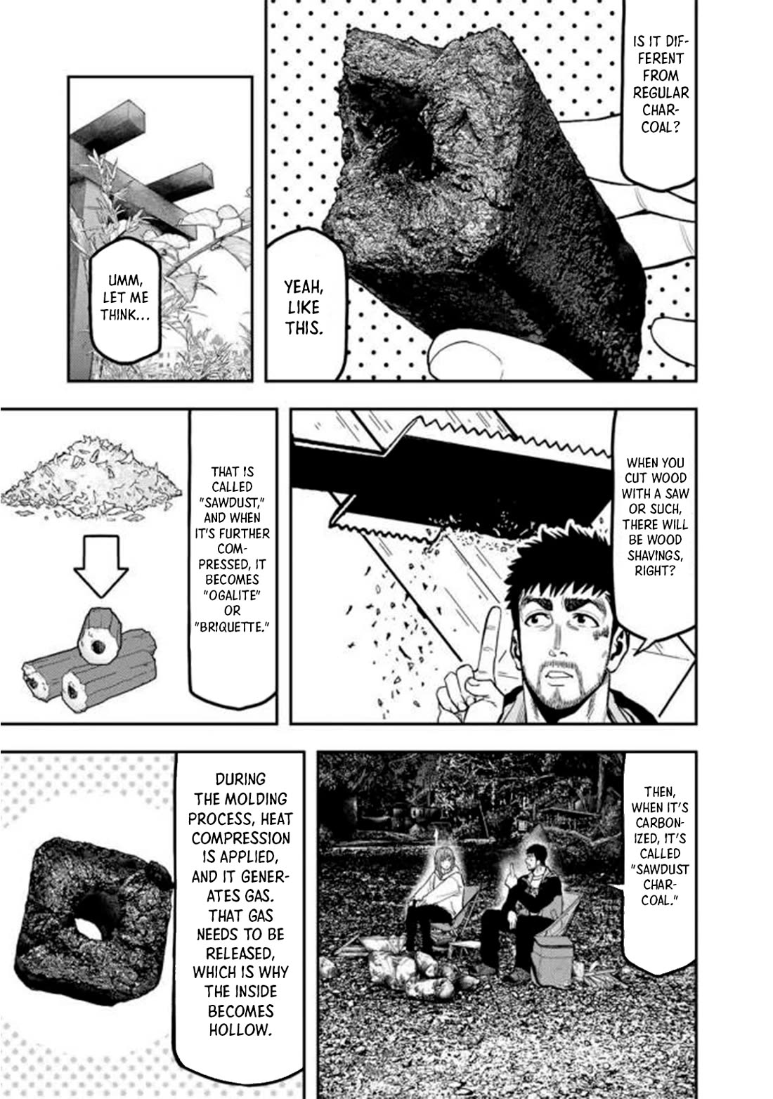 Futari Solo Camp Chapter 44 page 9 - Chapter 44: Rooftop BBQ!