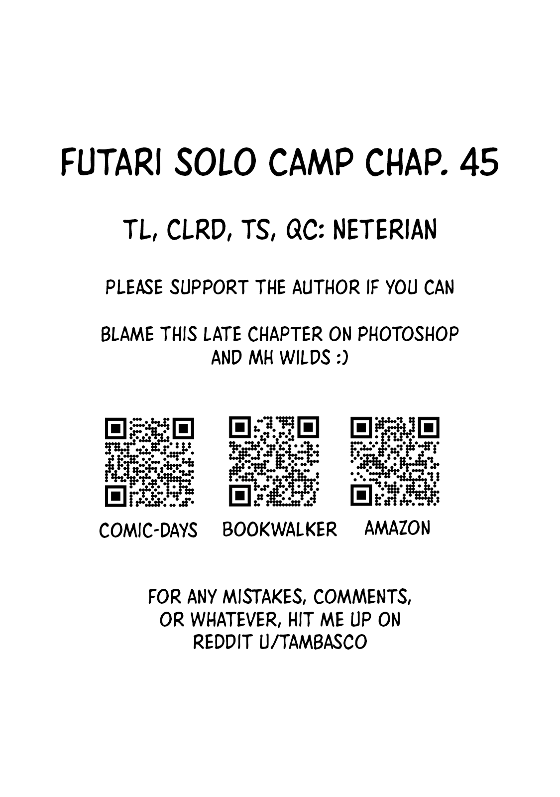 Futari Solo Camp Chapter 45 page 1 - Chapter 45: My Preferences Are Mine Alone