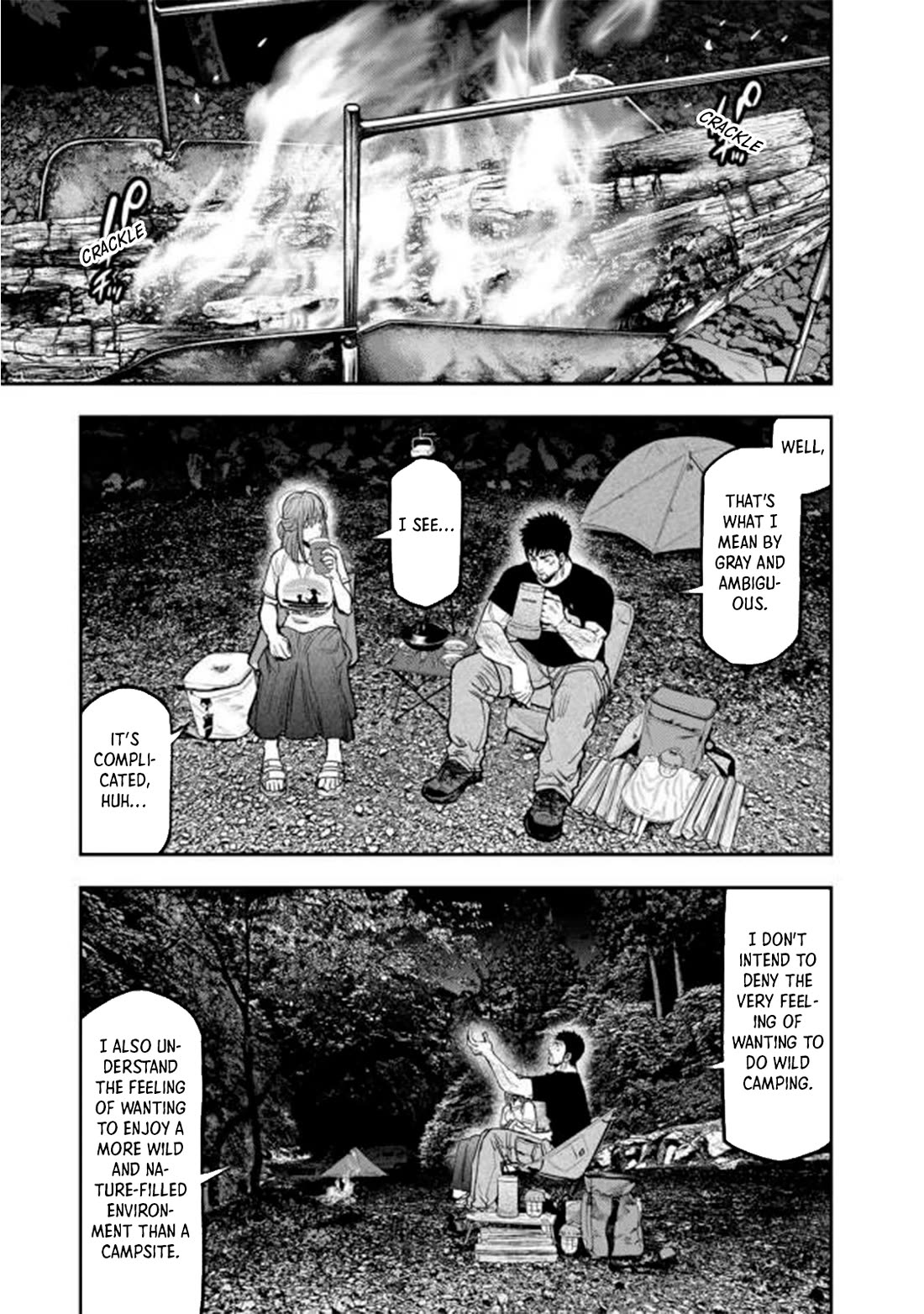 Futari Solo Camp Chapter 46 page 14 - Chapter 46: Camping and Bivouacking