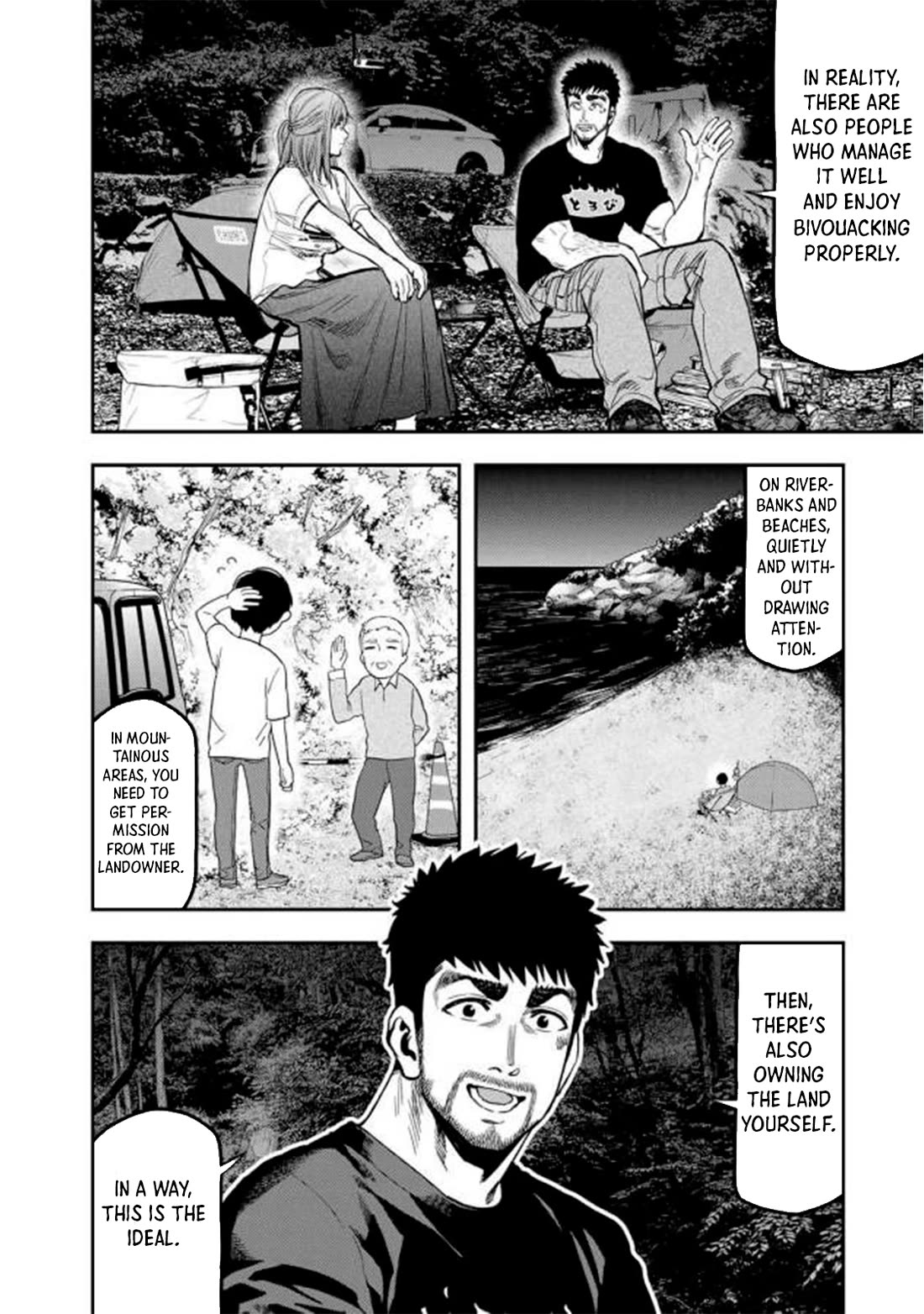 Futari Solo Camp Chapter 46 page 15 - Chapter 46: Camping and Bivouacking