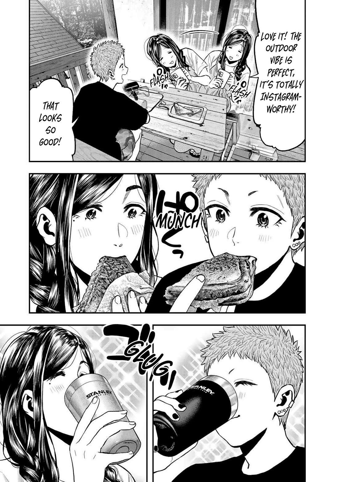 Futari Solo Camp Chapter 48 page 22 - Chapter 48: Three Girls On A Camping Trip!