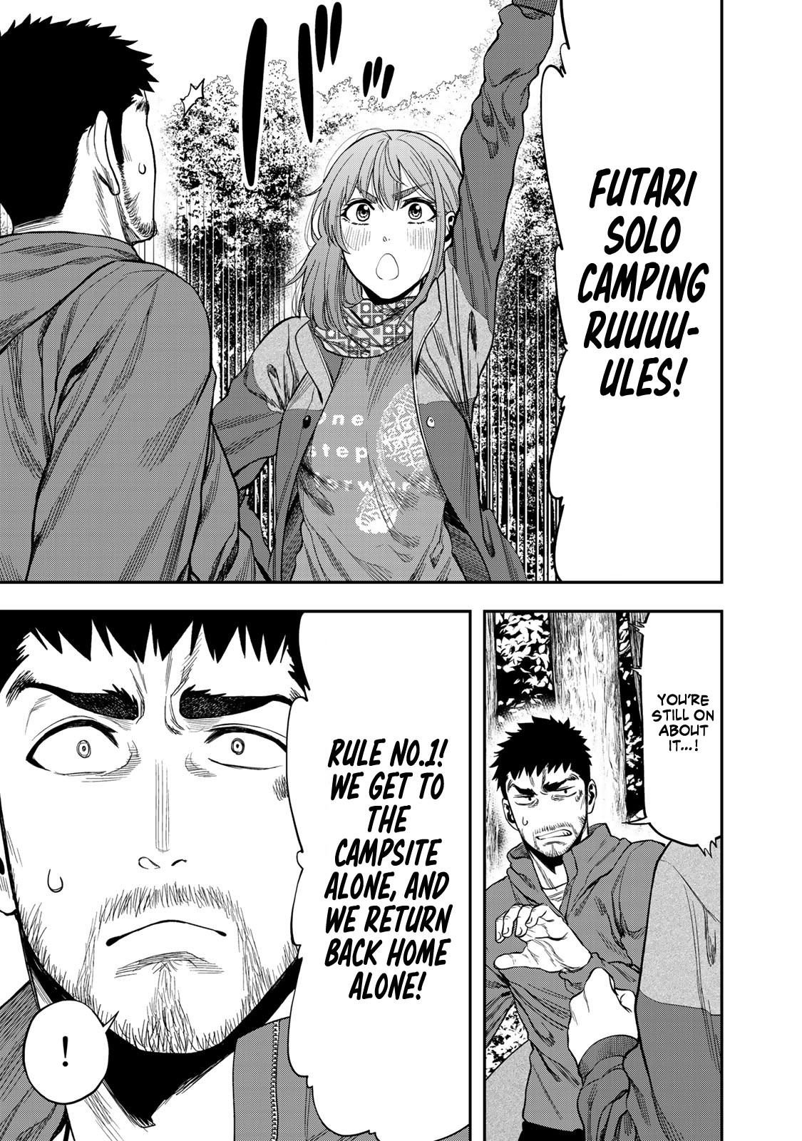 Futari Solo Camp Chapter 5 page 17 - Chapter 5: Our Solo Camping Ruuuules!