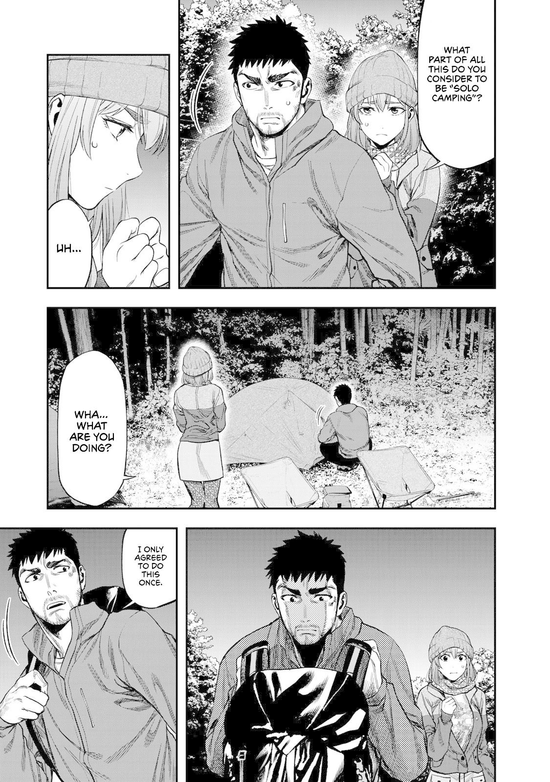 Futari Solo Camp Chapter 5 page 3 - Chapter 5: Our Solo Camping Ruuuules!