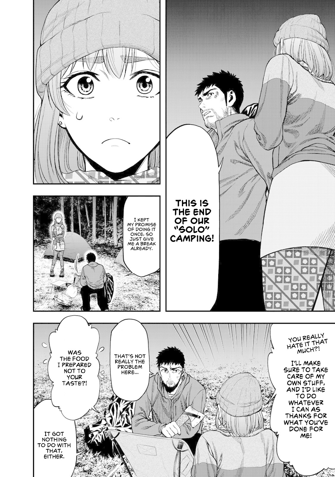 Futari Solo Camp Chapter 5 page 4 - Chapter 5: Our Solo Camping Ruuuules!