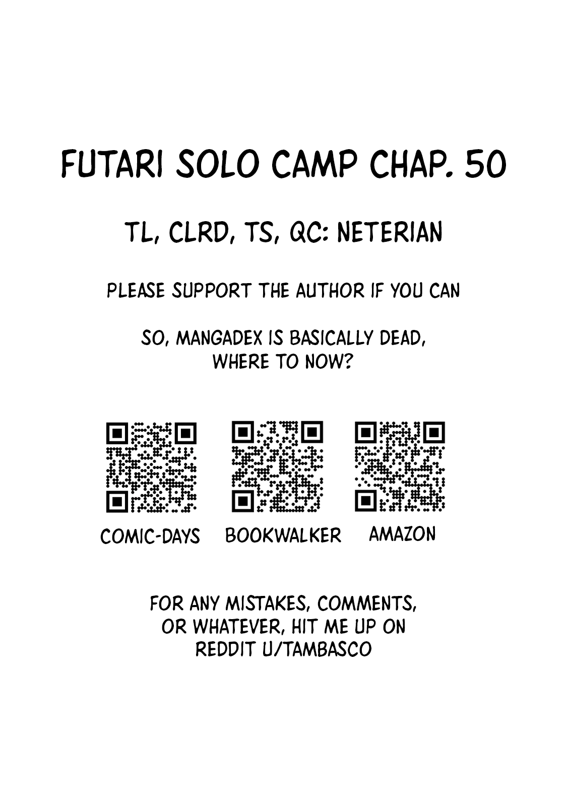 Futari Solo Camp Chapter 50 page 1 - Chapter 50: What's A "Dutch Oven"...?