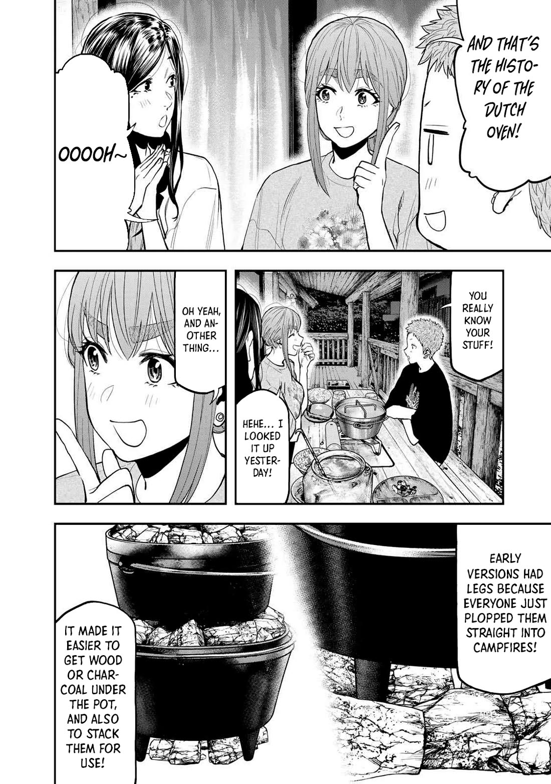 Futari Solo Camp Chapter 50 page 5 - Chapter 50: What's A "Dutch Oven"...?