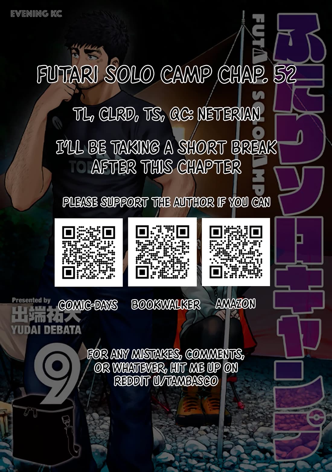 Futari Solo Camp Chapter 52 page 1 - Chapter 52: Tied Firmly With a Bowline...