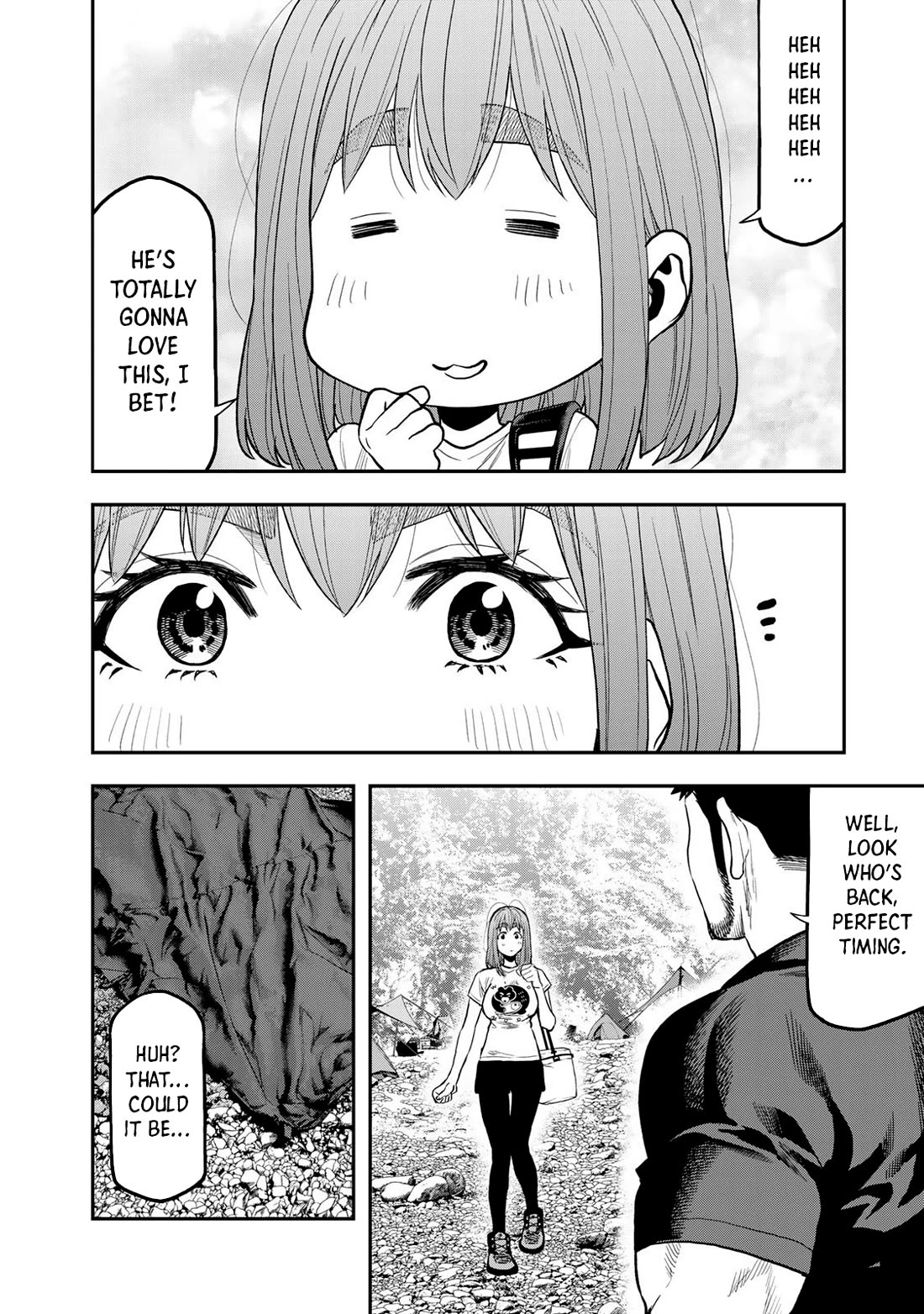 Futari Solo Camp Chapter 52 page 15 - Chapter 52: Tied Firmly With a Bowline...