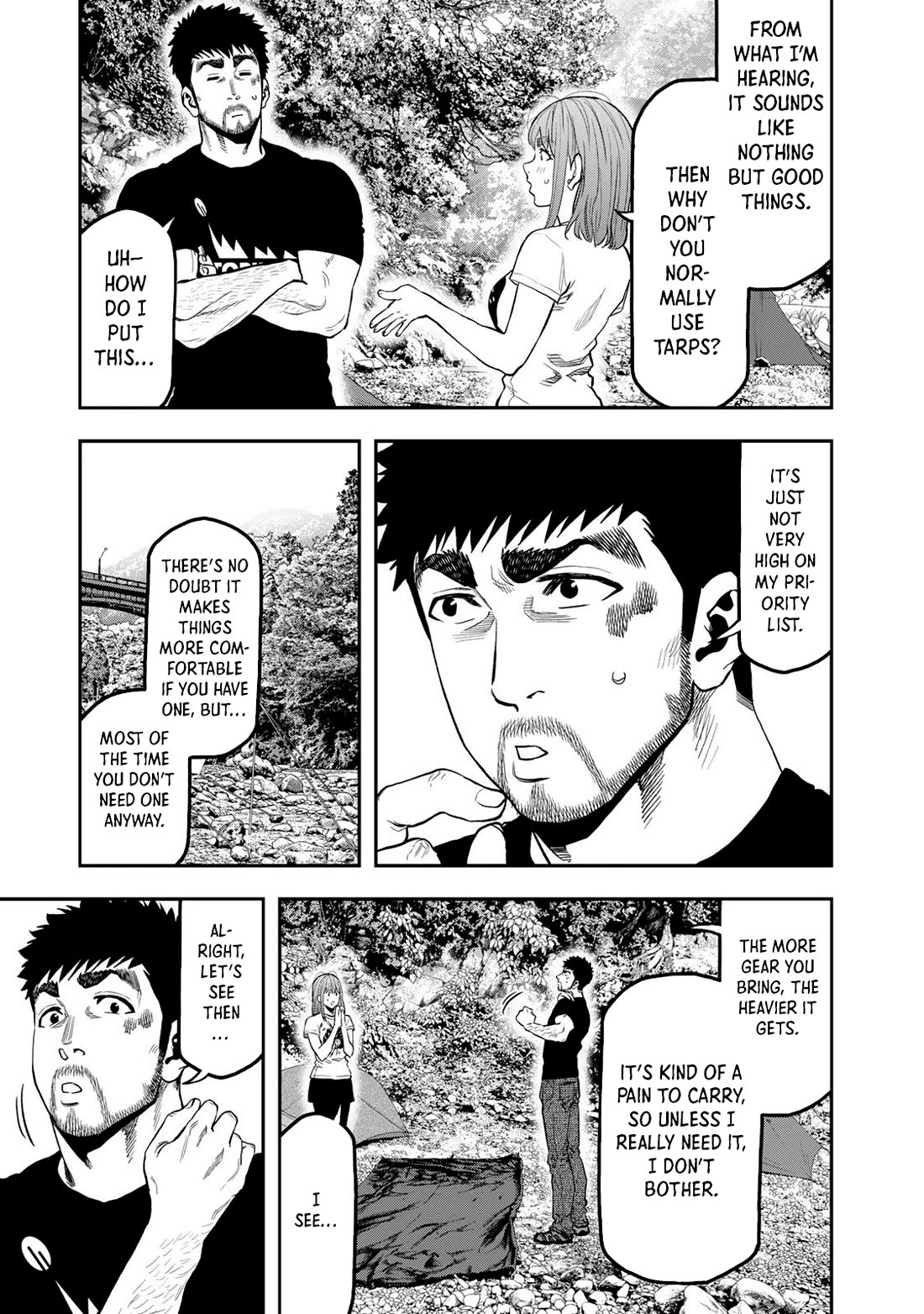 Futari Solo Camp Chapter 52 page 18 - Chapter 52: Tied Firmly With a Bowline...