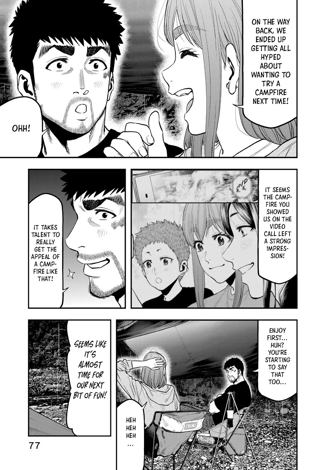Futari Solo Camp Chapter 53 page 21 - Chapter 53: Beneath The Tarp