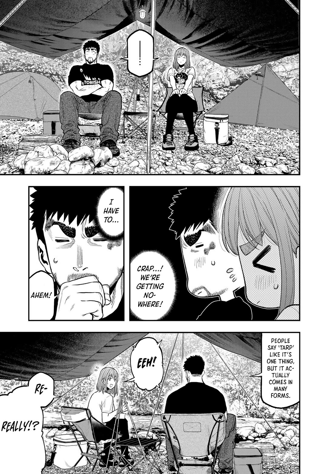 Futari Solo Camp Chapter 53 page 3 - Chapter 53: Beneath The Tarp