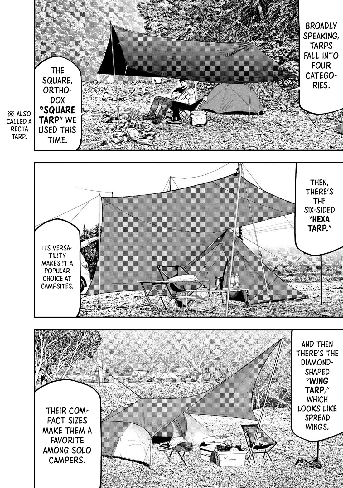 Futari Solo Camp Chapter 53 page 4 - Chapter 53: Beneath The Tarp
